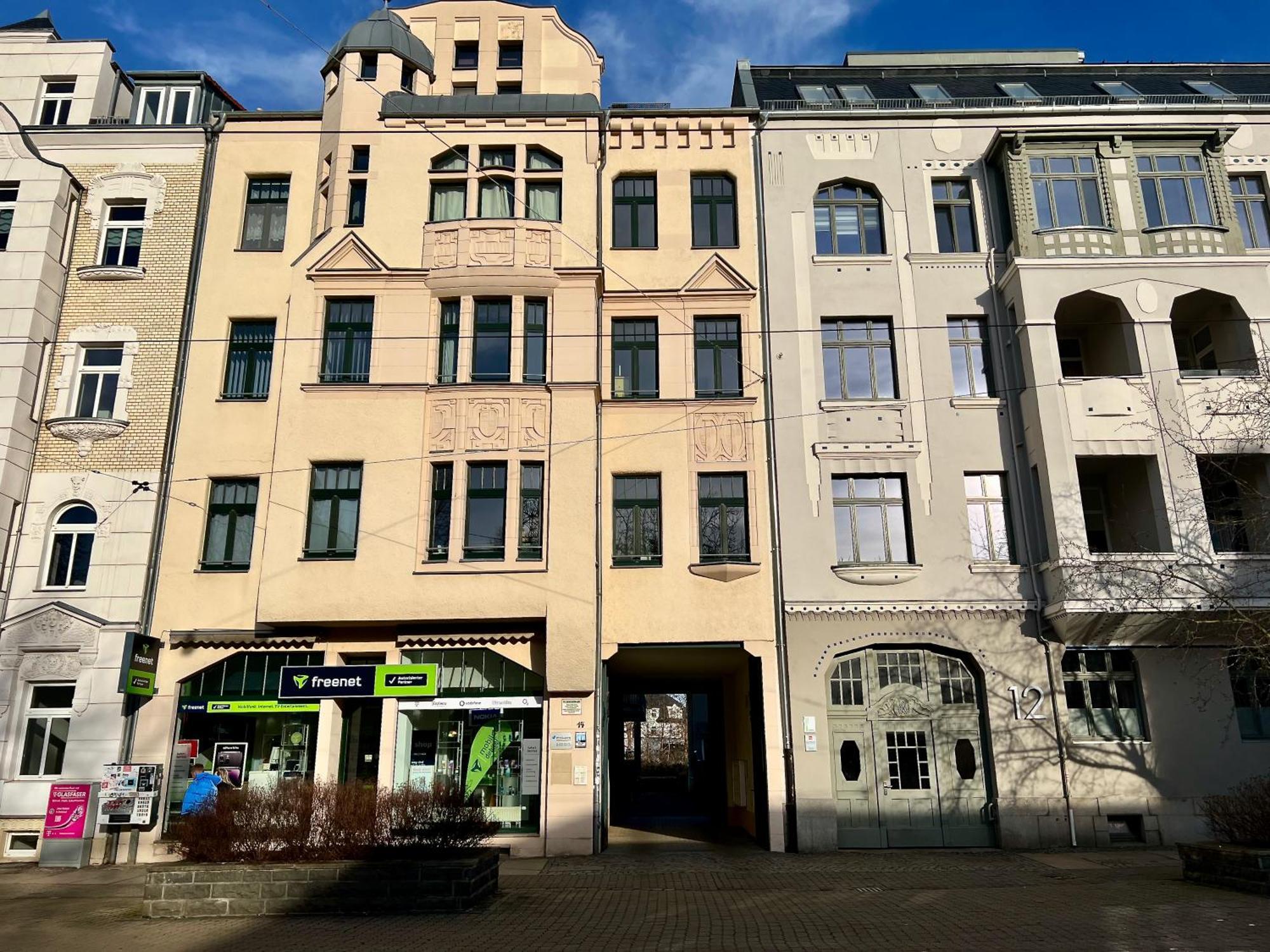 Edler Wohnraum Luxurioeses Studio Im Zentrum Mit Balkon, Kaffeevollautomat, Klima & Parkplatz Zwickau Exteriér fotografie